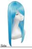 Fujitatsu Light Long Wig, Light Blue, Pastel Color, Heat Resistant, Aqua Blue (TF2513B) LML60-TF2513B