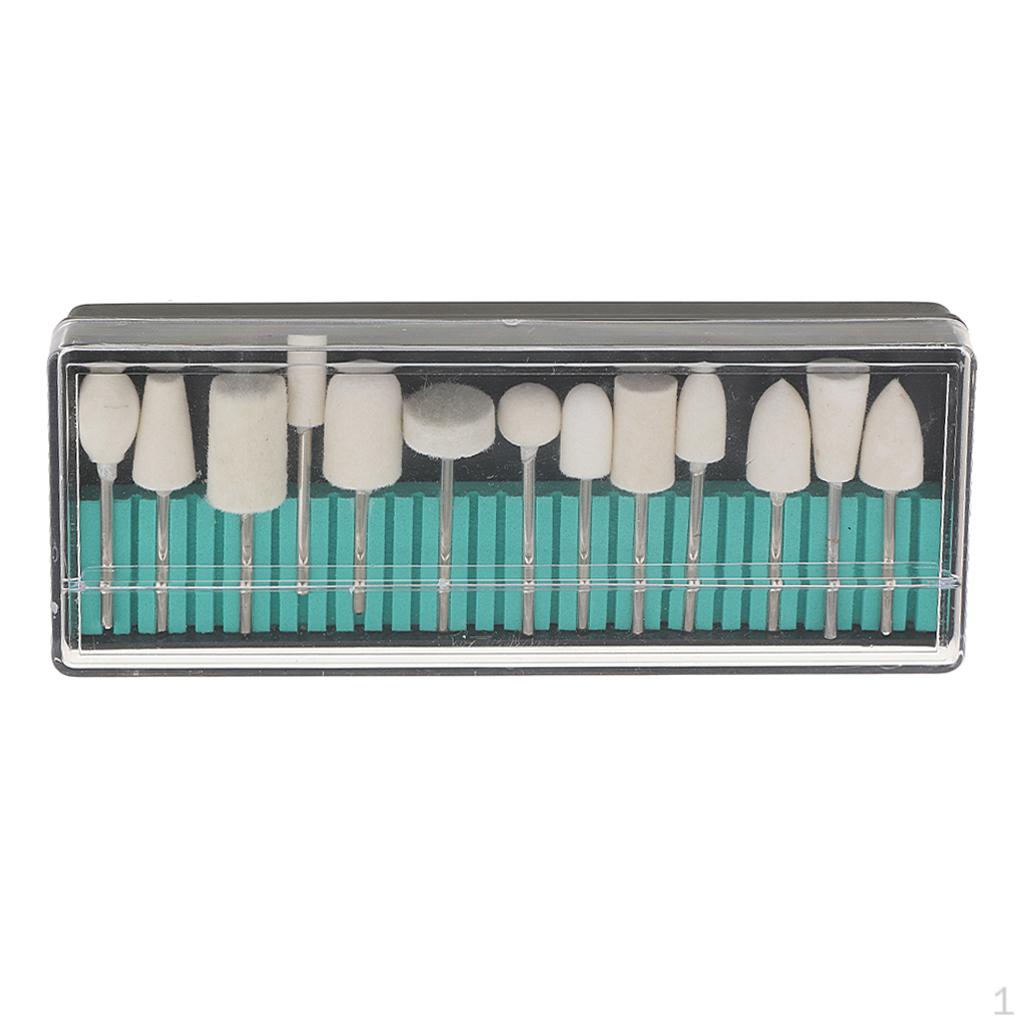 Professional Wool DIY Manicure Pedicure Head Tool for Nail Polish Machine