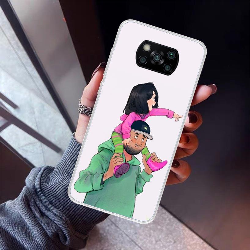 

Dad And Baby Girl Boy Phone Case For Xiaomi Poco X5 X6 X7 Pro F7 Ultra M7 Redmi 15C 15 13C 13 12C 12 10 10C 10A 9 9C 9T 9A Cover Redmi 13