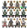 12 ks Minifigurky Želvy Ninja Stavební kostky Hračky, Dětský dárek