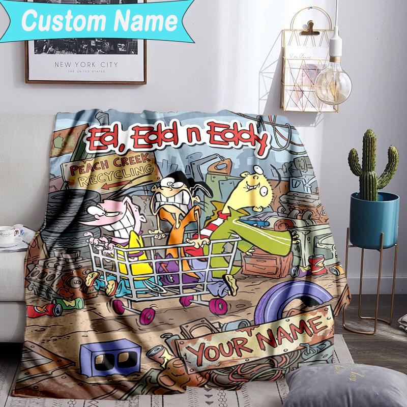 Custom Name Blanket Ed Eddy Mystery Blanket Bedding Blanket for Travel, Camping, Living Rooms, Offices, Sofas, Fan Christmas gift