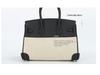 Borsa a tracolla da donna in tela platino e pelle patchwork