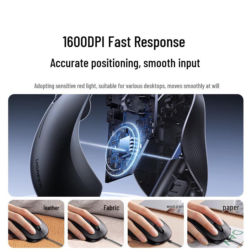 UGREEN Wired Keyboard and Mouse Combo