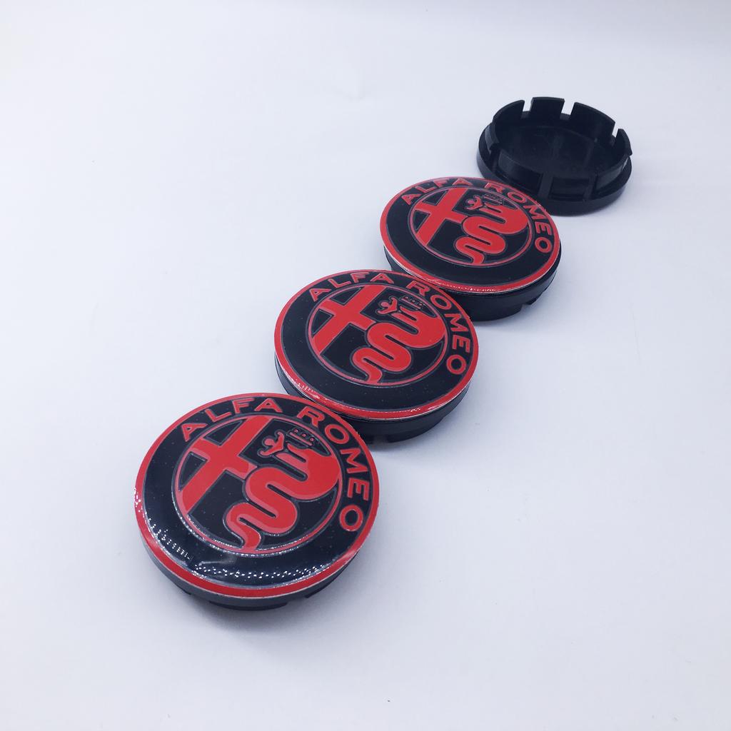 For Alfa Romeo 508 10Pcs/Lot Car Wheel Hub Cover Decoration, Logo Modification, 56mm, Alfa Romeo , 147, 156, , GT , Brera, Giulia Qw2