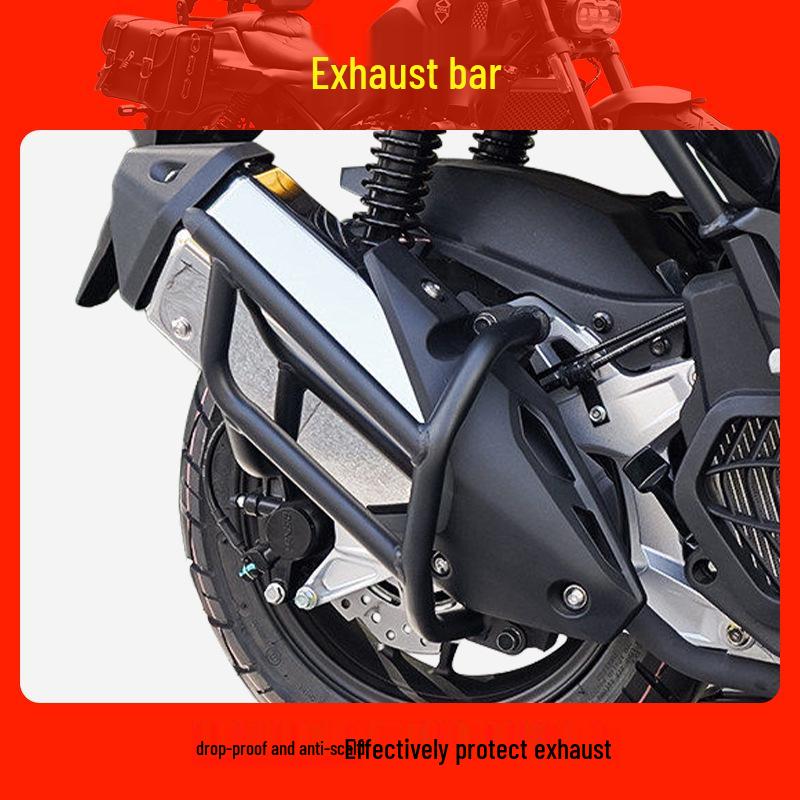 

Kymco Dink G150 Scooter Bumper Crash Bar: Full Front & Rear Protection for 26 Models