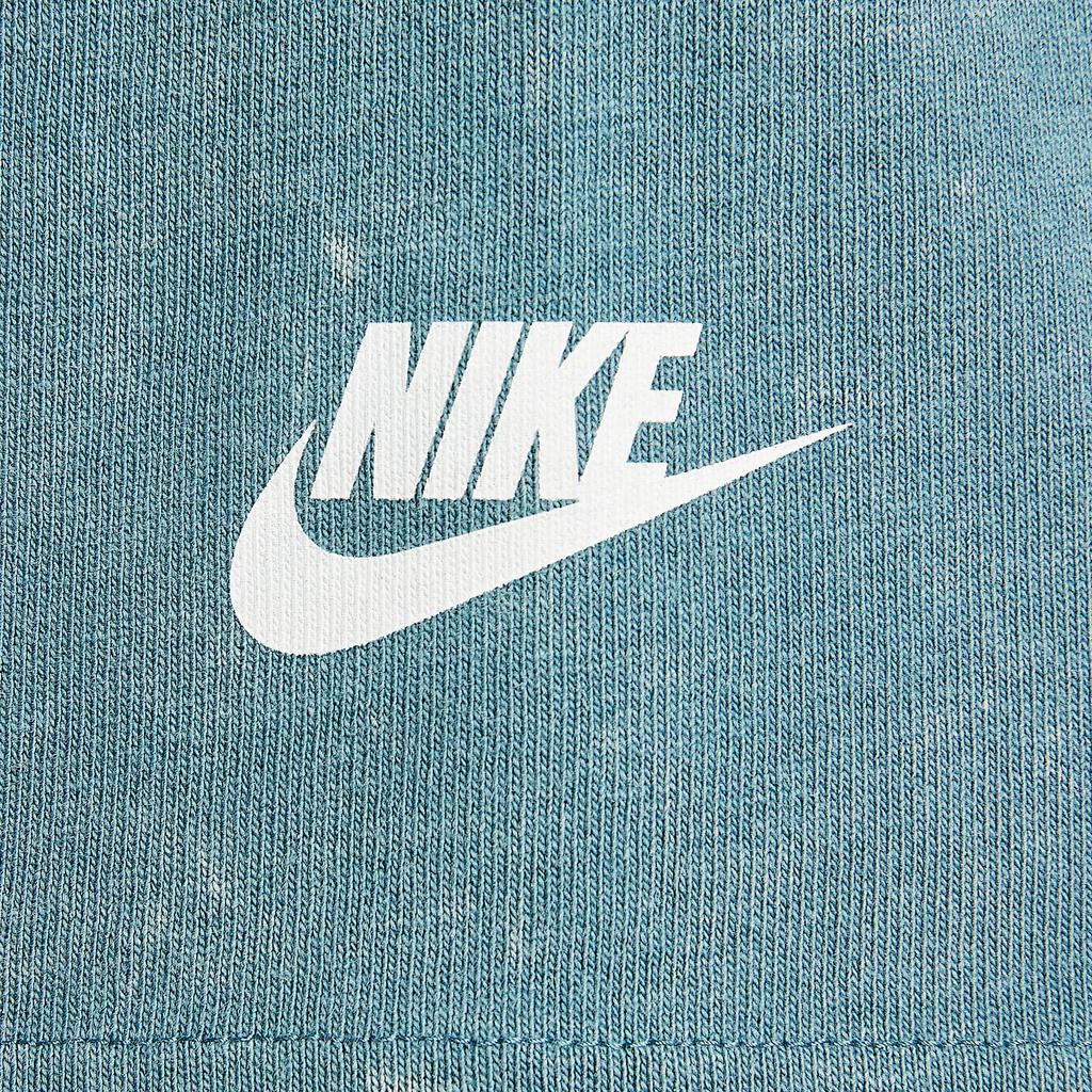 Nike Sportswear Simple Stylish Comfortable Solid Color Letter Short Sleeve T-Shirt Men Tops Smoke-Blue IF0621094