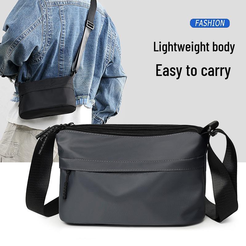 Trendy Men's Crossbody Shoulder Bag: Large-Capacity Sports & Travel Backpack