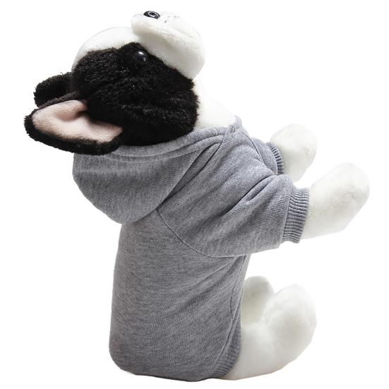 Dog Hoodie Pet Clothes Soft Fabric Easy On/Off Hooded Puppy Small Medium Dogs Cats Sweatshirt Pet Cold Weather Attire