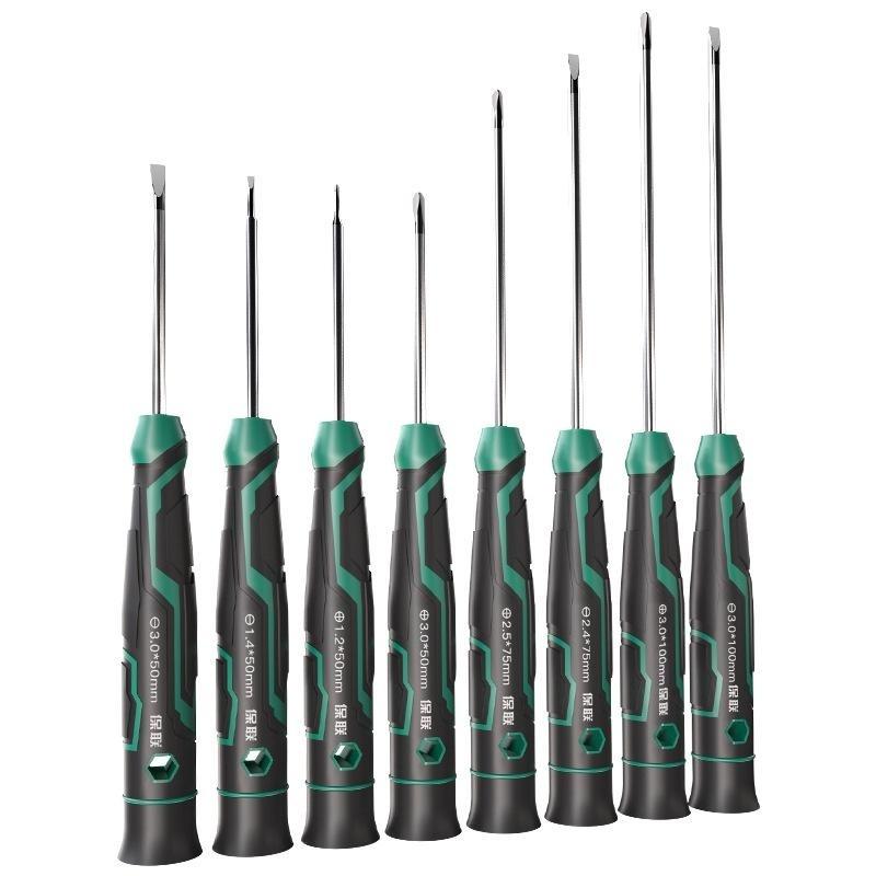 Precision Magnetic Screwdriver Anti-Slip Handle Slotted Type Mini Screw Driver Installation And Disassembly Repair Tool