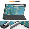 For Samsung Galaxy Tab S10 FE+ Case Pattern Print Leather Stand Tablet Cover