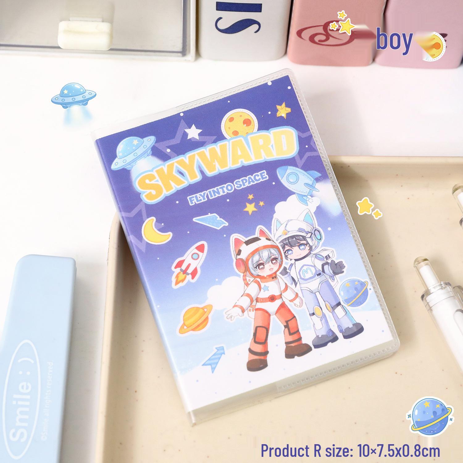 Mini Cartoon Notebook with Cute Silicone Cover - Portable Pocket Journal for Students
