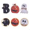3 Pieces Cute Halloween Decoration, Wooden Signs, Tiered Tray Decor for Shelf Mantel