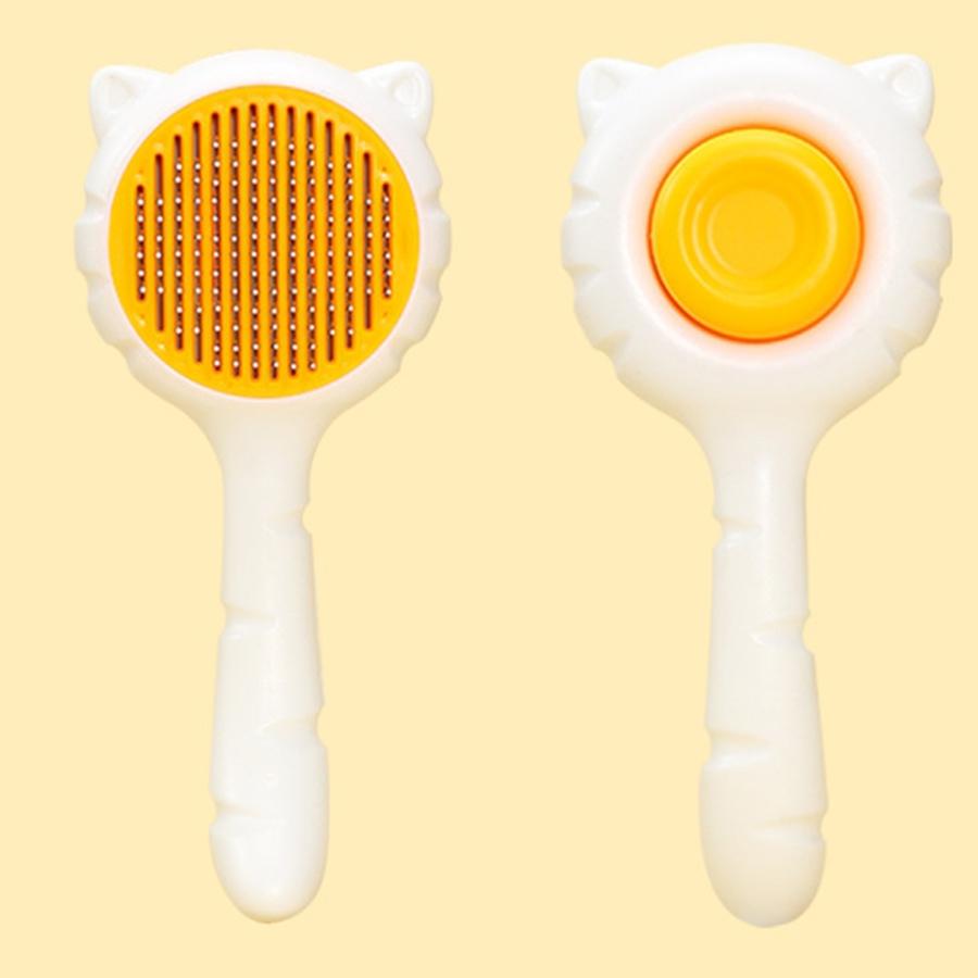 1pcs Cat Comb Hair Removal Needle Comb Brush Dog Hair Cleaning Comb One Click Hair Removal Comb
