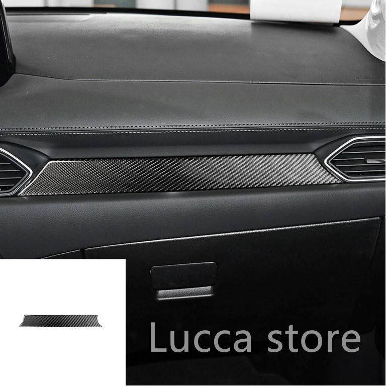 Fibră de carbon pentru Mazda CX-5 CX5 KF 2017-2022 Butonul cutiei schimbătorului de viteze capac turnare ornamente cadru interior mașină