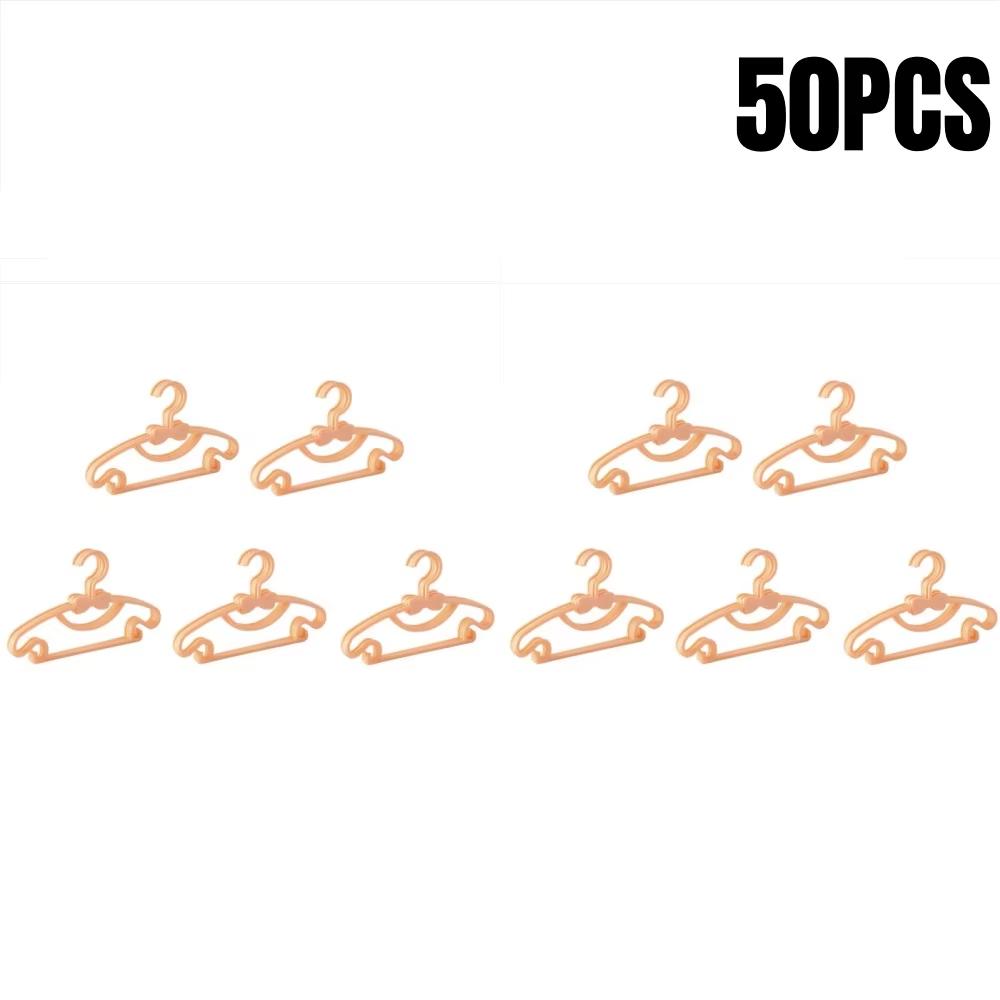 5-50pcs Baby Hangers Plastic Kids Clothes Storage Hanger Portable Cute Non-Slip Hangers Wardrobe Towel Clothing Storage Tools