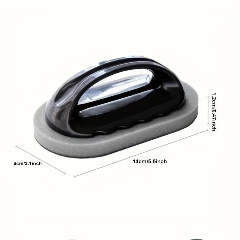 Magischer Schwammbürste mit Griff - Mehrzweck-Reinigungsschwamm, Entfernt schnell hartnäckige Flecken und Rost von Töpfen und Utensilien