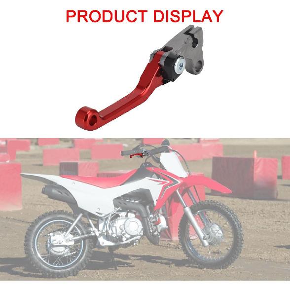 Dirt Bike Brake Lever Pivot Levers Adjustable CNC For CRF 110 CRF110F 2013-2024 CRF70F 2004-2012 XR70R 2000-2003 Dirt Pit Bike Red