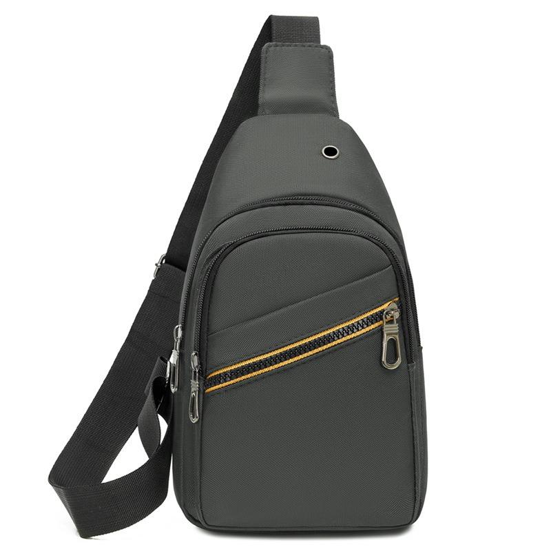 Outdoor Light Casual Messenger Bag Men's New Large-capacity Simple Shoulder Bag Multi-functional Cycling Sports Breast Bag