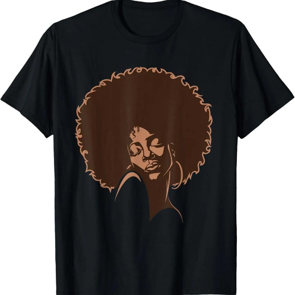 

Afro American Women Melanin Queen African American Women T-Shirt S чорний