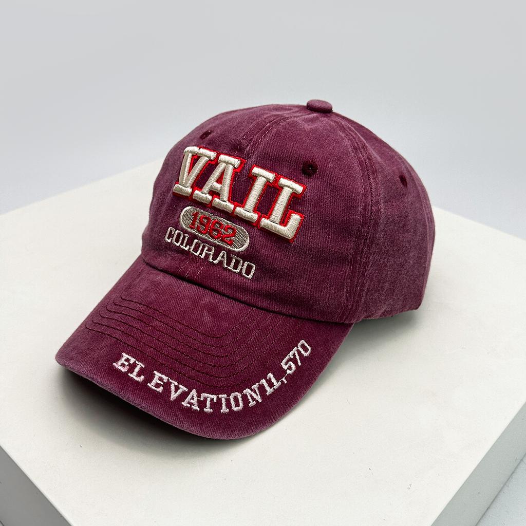 Baseball Letterings Alphabet Vall Stitched Stitching Embroidered Vintage American Women  Men For Neutral Gender Fresh Caps Peaked Hats Street