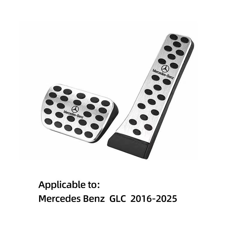 2025 Hot 2pcs Car Foot Accelerator Brake Pedal Cover Accessories For Mercedes Benz AMG W177 W176 X166 X167 C257 C218 X253 C118 C