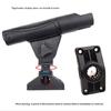 Kayak Rod Mounting Bracket 360 Degree Rotating Mounting Base Kayak Fishing Poles Holder Plastic Fishing Tackle Accessory