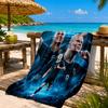 Haaland Beach Towel, Quick-drying, Easy To Care For, Suitable for Both Fitness and Beach Vacations,Sports Essential