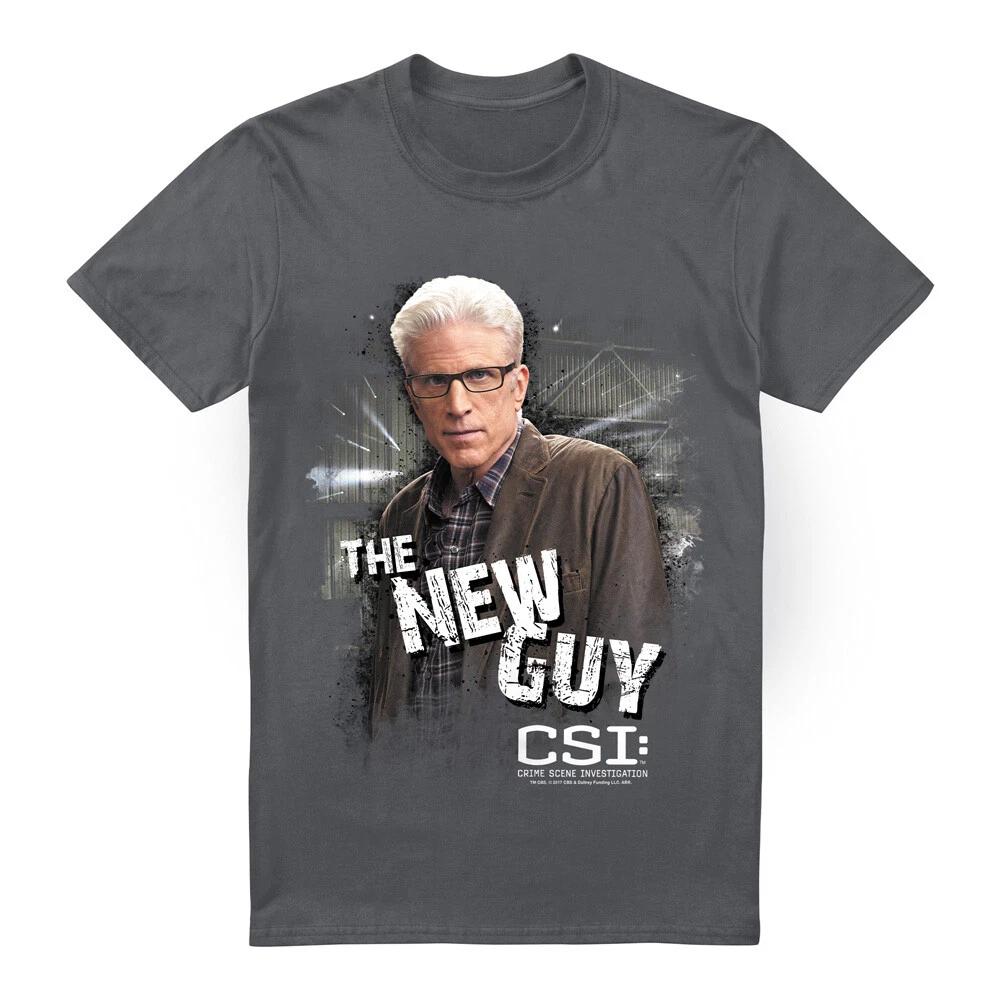 Csi The New Guy 100% Cotton T-shirt Mens Tees Top S-2XL , Charcoal L
