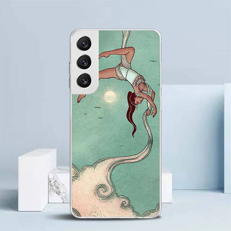 Pole Dancer Dancing Soft Cover for Samsung Galaxy S25 Edge S26 S24 S23 Ultra Phone Case S22 S21 Plus S20 FE Print Pattern Shell
