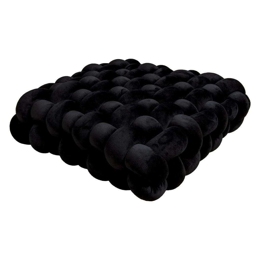 Living Room Cushion Square Hand Woven Plush Household Solid Color Bedroom Pillow Nordic Style Sofa Decoration Bay Window Cushion