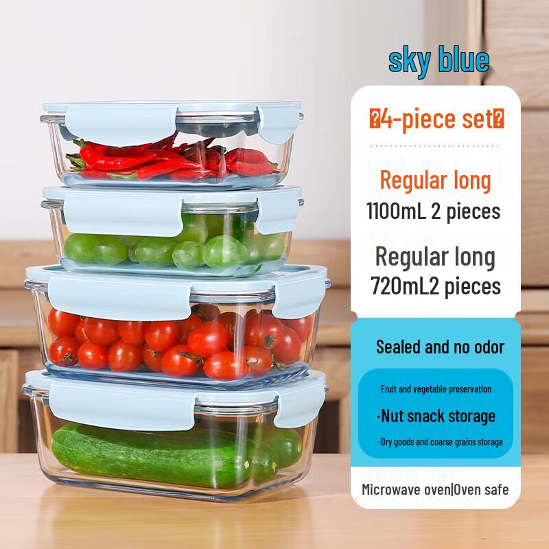 Huihuang H Skleněné nádoby na potraviny potravinářské kvality