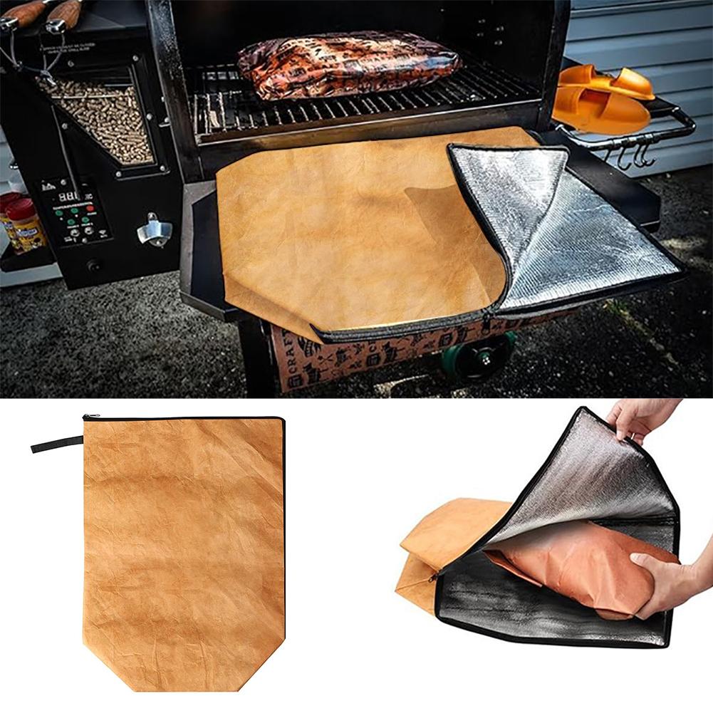 Zipper Close Barbecue Meat Rest Insulated Bag Easy Cleaning Meat Roasting Thermal Bag For BBQ Gatherings
