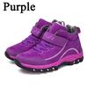 Men Women Winter Warm Add Velvet Thick Cotton Boots Non-slip Rubber Sole Boots