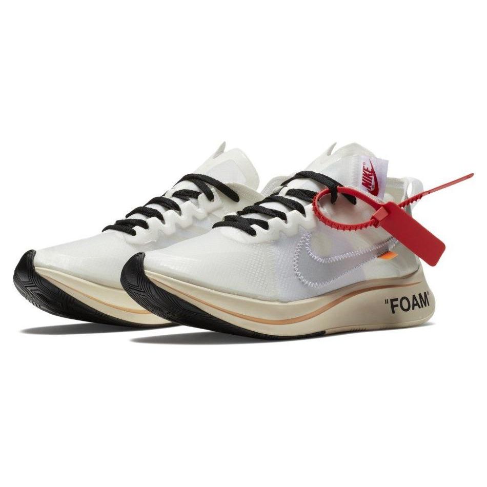 Off-White x Nike Zoom Fly SP The Ten Unisex Sneaker Weiß-Musselin AJ4588-100