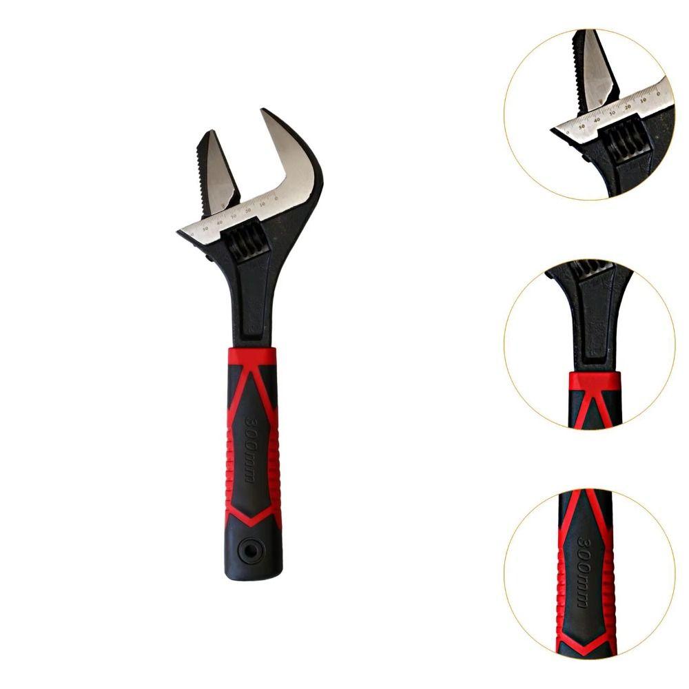 Short Handle Bathroom Wrench Sturdy Plumbing Wrench Universal Adjustable Spanner  Tight Spaces