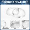 INFINAUTO Wheel Hub Centric Ring OD 75.1mm to ID 66.6mm