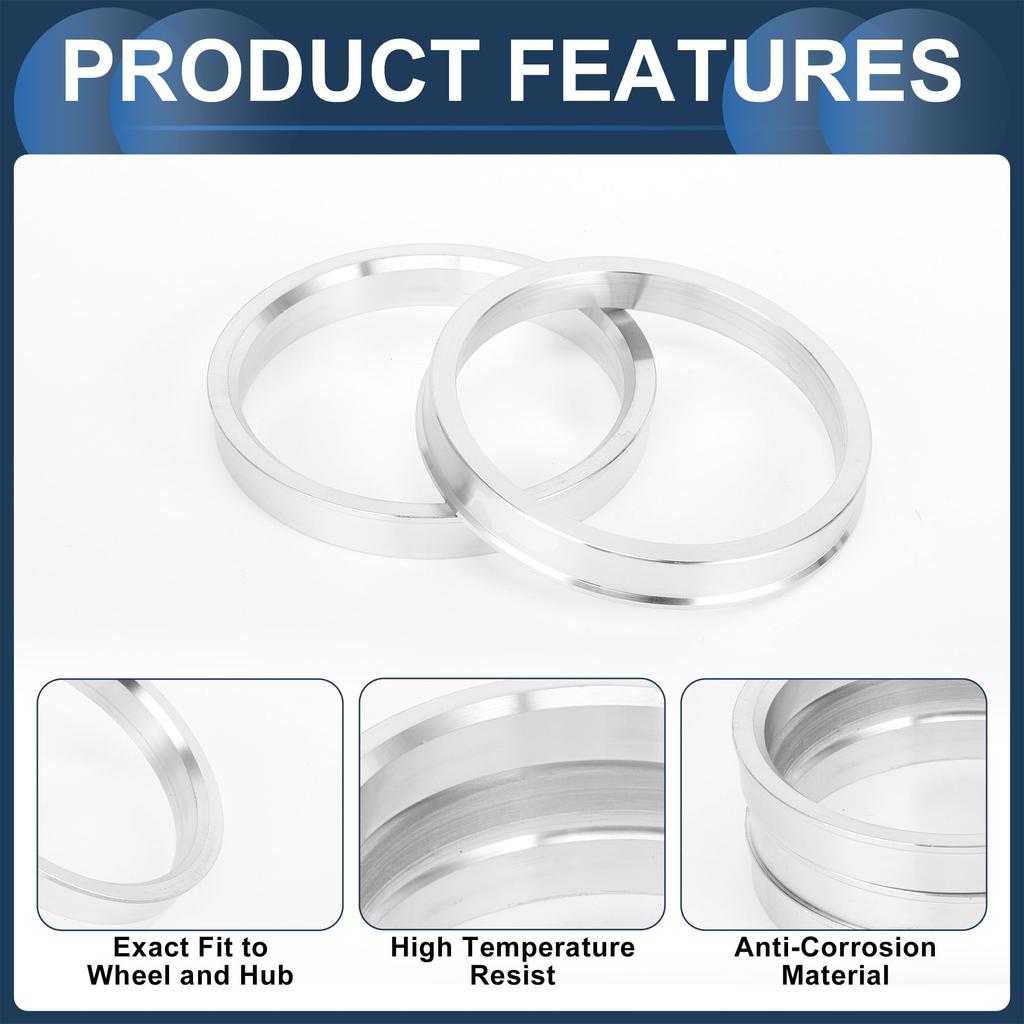 INFINAUTO Wheel Hub Centric Ring OD 75.1mm to ID 66.6mm