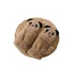 Winter Warm Flip Plush Gloves Student Writing Bare Fingers Cartoon Panda Cycling Warm and Cold Gloves