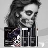 Eelhope Set Bastoncini Pittura Facciale Halloween Vernice Cremosa Multicolore per Cosplay Joker