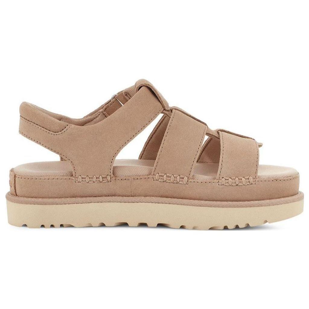 UGG Cow Split Leather Stylish Sandal Women's Light Taupe 1137890-DRI