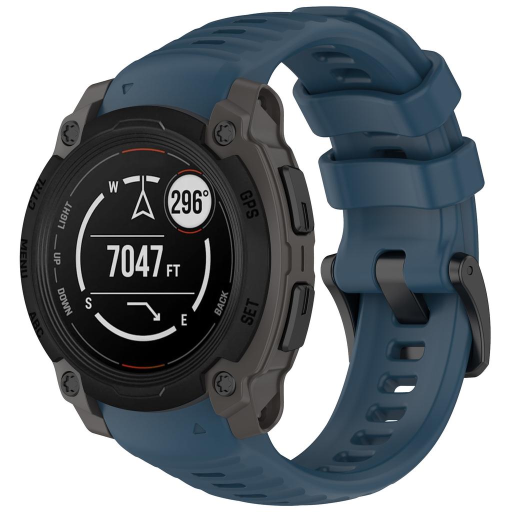 Sweat-resistant and Hypoallergenic Silicone Watch Band Precision Fit for Garmin Instinct E 40mm 45mm Replacement Sports Strap