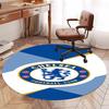 Chelsea Football Club Printed Round Rug Carpet Chair Rug Area Rug Entryway Doormats,for Office Chair Living Room Bedroom Kitchen Room.