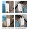 4Pcs/set Plastic Steel Aluminum Alloy Windproof Block Sliding Door Window Sealing Block Soundproof Push-pull Window Accessories