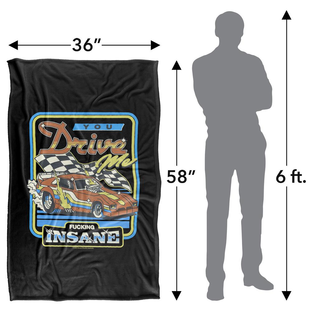 Steven Rhodes You Drive Me Insane Soft Touch Blanket