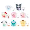 Sanrio Kawaii Doll Clothes Kuromi Melody Cinnamoroll For 15cm Cotton Doll Clothing Kokomimi Kitty Cloak Skirt for Labubu Outfit