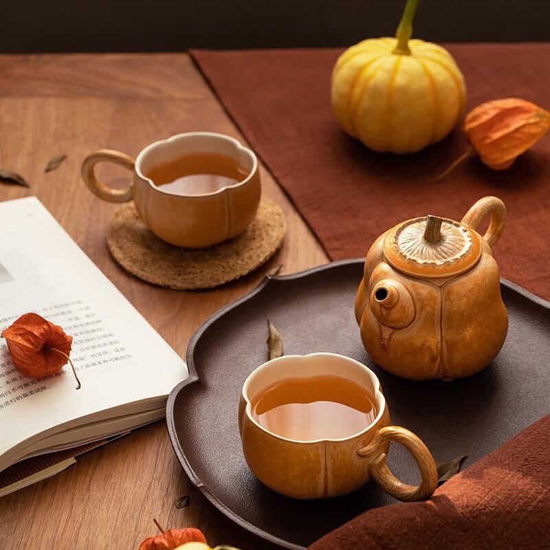 

Edenus Ceramic Pumpkin Kung Fu Tea Set