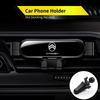 WKZA3 Gravity Phone Holder Air Vent Mount Auto Lock Mobile For Citroen C4 C3 C5 C1 C2 Berlingo Celysee Cactus Picasso Aircross Saxo