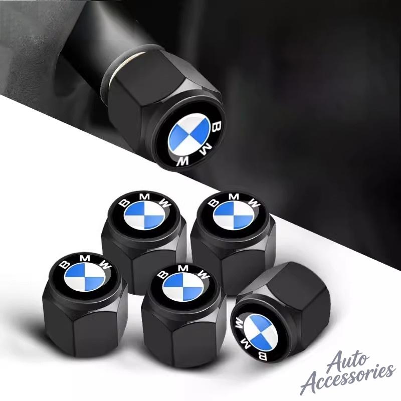 DKHN5 5Pcs Metal Car Wheel Tire Valve Cap Stem Case Cover For BMW M Power E46 E90 E60 F30 F10 M5 X2 X3 X5 X4 X6 X7 G30 G20 Accessories