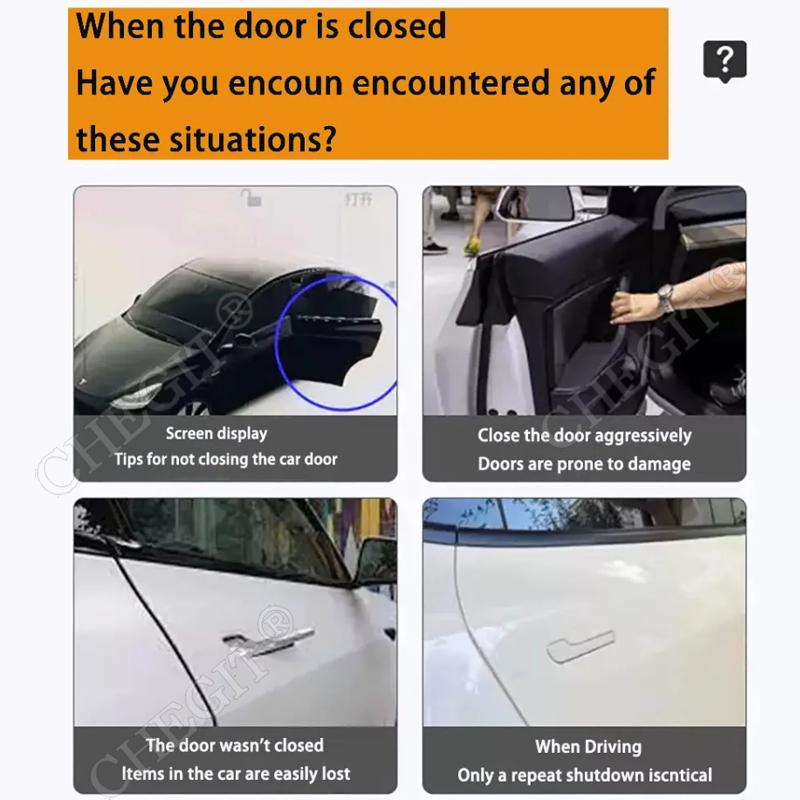 Soft Closing Smart Auto Electric Suction Door Closing Open High Anti-Pinch Soft Close for Tesla Model Y 3/ 3 Highland Y Juniper