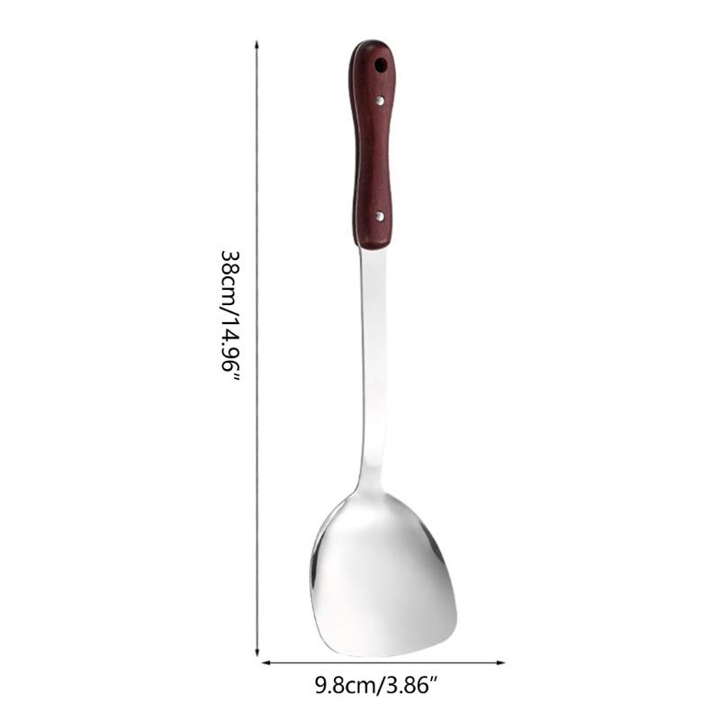 Kitchen Spatula for Sauteing and Flipping Metal Cooking Utensils Universal Cooking Spatula / Ladle